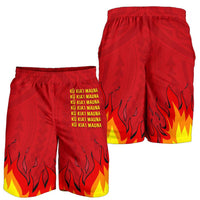 Hawaii Mauna Kea Men Short - Fire Version - Polynesian Pride