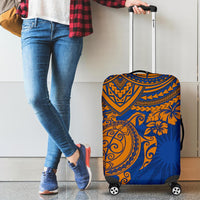 Marshall Islands Polynesian Luggage Covers - Blue Turtle - Polynesian Pride