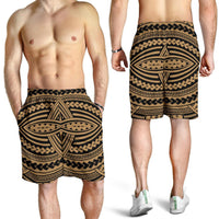 Polynesian Seamless Gold Men's Short - Polynesian Pride