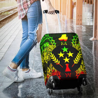 Kosrae Polynesian Luggage Covers Map Reggae - Polynesian Pride
