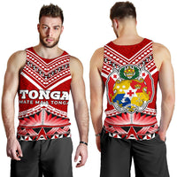 Mate Ma'a Tonga Pattern Men's Tank Top - Polynesian Pride