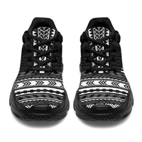 American Samoa Chunky Sneakers - Polynesian Chief Black Version - Polynesian Pride
