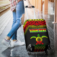 Turtle Custom Personalised Luggage Covers - Polynesian Reggae Fog - Polynesian Pride