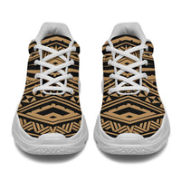 Polynesian Tatau Gold Chunky Sneakers - Polynesian Pride