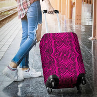 Polynesian Symmetry Pink Luggage Covers - Polynesian Pride