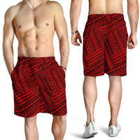 Polynesian Nation Red Men's Short - Polynesian Pride