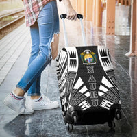 Nauru Luggage Cover - Polynesian Tattoo Black - Polynesian Pride