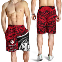 Wallis And Futuna Tapa Men Shorts Polynesian Shark Tattoo - Polynesian Pride