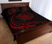 Palau Quilt Bed Set - Red - Frida Style - Polynesian Pride