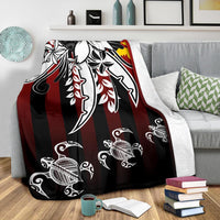 Papua New Guinea Premium Blanket - Vertical Stripes Style - Polynesian Pride