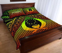 Polynesian Pohnpei Quilt Bed Set - Reggae Vintage Polynesian Patterns - Polynesian Pride