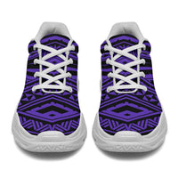 Polynesian Tatau Violet Chunky Sneakers - Polynesian Pride