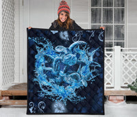 Hawaii Turtle Sea Ohana Premium Quilt - Polynesian Pride