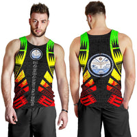 Marshall Islands Men Tank Top - Polynesian Tattoo Reggae - Polynesian Pride