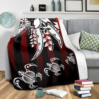 Nauru Premium Blanket - Vertical Stripes Style - Polynesian Pride