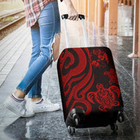 Tonga Polynesian Luggage Covers - Red Tentacle Turtle - Polynesian Pride