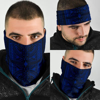 Polynesian Tribal Tatau Blue Unisex Bandana - Polynesian Pride