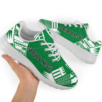 Norfolk Island Sport Sneakers - Polynesian Tattoo Flag - Polynesian Pride