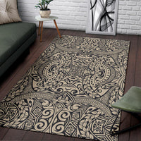 Polynesian Brown Dark Area Rug - Polynesian Pride