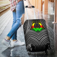 Pohnpei Polynesian Luggage Covers - Pohnpei Flag Reggae Color - Polynesian Pride