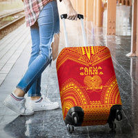 Papua New Guinea Flag Polynesian Chief Luggage Cover - Polynesian Pride