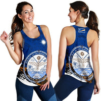 Marshall Islands Special Women's Racerback Tank A7 Black - Polynesian Pride