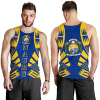 Nauru Men Tank Top - Polynesian Tattoo Flag - Polynesian Pride