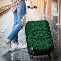 Polynesian Tatau Green Luggage Covers - Polynesian Pride