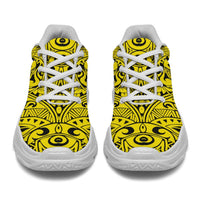 Polynesian Culture Yellow Chunky Sneakers - Polynesian Pride