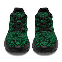Polynesian Lauhala Mix Green Chunky Sneakers - Polynesian Pride