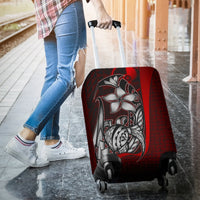 Yap Micronesian Luggage Covers Red - Turtle With Hook - Polynesian Pride