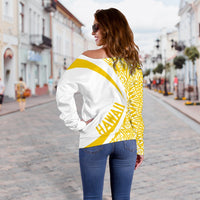 Kanaka Polynesian Women's Off Shoulder Sweater 03 - Polynesian Pride