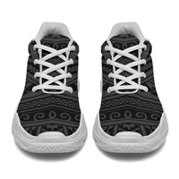 Polynesian Seamless Gray Chunky Sneakers - Polynesian Pride