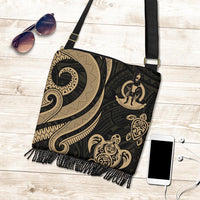 Vanuatu Boho Handbag - Gold Tentacle Turtle - Polynesian Pride