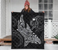 Polynesian Quilt - Polynesian White Shark Warrior Tattoo - Polynesian Pride