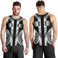 American Samoa Polynesian Men Tank Top - Black Armor Tattoo Black - Polynesian Pride