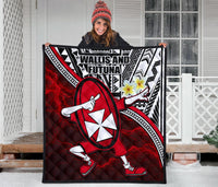 Dab Trend Style Rugby Premium Quilt Wallis and Futuna - Polynesian Pride