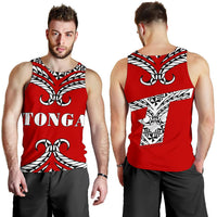 Tonga Tribal Pattern Men's Tank Top - Polynesian Pride