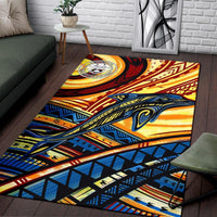 Federated States of Micronesia Area Rug - Dolphin Surfing - Polynesian Pride