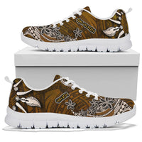 American Samoa Sneakers - Polynesian Boar Tusk - Polynesian Pride