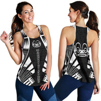 Marquesas Islands Women Racerback Tank - Polynesian Tattoo Black - Polynesian Pride