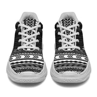 American Samoa Chunky Sneakers - Polynesian Chief Black Version - Polynesian Pride