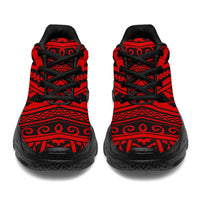 Polynesian Seamless Red Chunky Sneakers - Polynesian Pride
