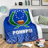 Pohnpei Premium Blanket - Blue Fog Style - Polynesian Pride