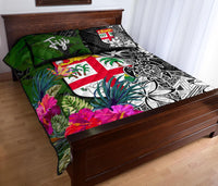 Fiji Quilt Bed Set - Turtle Plumeria Banana Leaf - Polynesian Pride