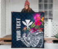 Polynesian Hawaii Custom Personalised Premium Quilt - Summer Vibes - Polynesian Pride