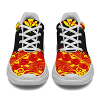 Polynesian Kanaka Flag Chunky Sneakers - Nora Style - Polynesian Pride