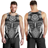 Polynesian Men's Tank Top - Patterns Poly Unique - Polynesian Pride