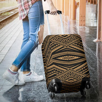 Polynesian Tatau Gold Luggage Covers - Polynesian Pride