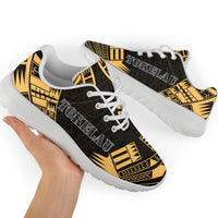 Tokelau Sport Sneakers - Polynesian Tattoo Gold - Polynesian Pride